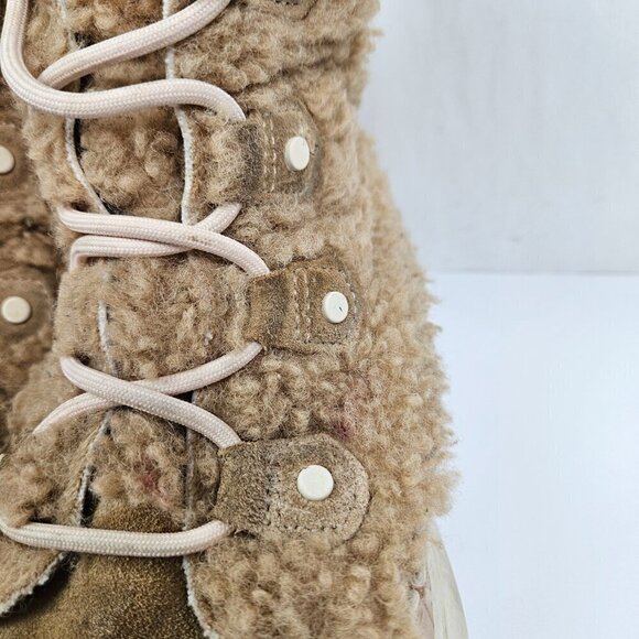 Sorel Youth Explorer Cozy Insulated Boot Canoe(Tan)/Chalk(Cream) 6 NY4894-262 - Picture 4 of 11